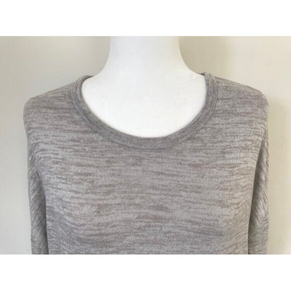 WILFRED FREE Arizona T-Shirt Womens Size Small Heathered Beige Oversized - Picture 2 of 8